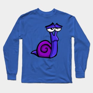 Sad Snail Long Sleeve T-Shirt